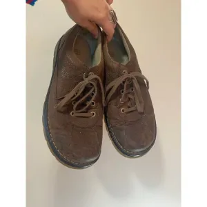Dr Martens John oxford lace up shoes mens size 12 distressed brown leather