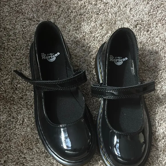Dr. Martens Kids Black Mary Jane Shoes