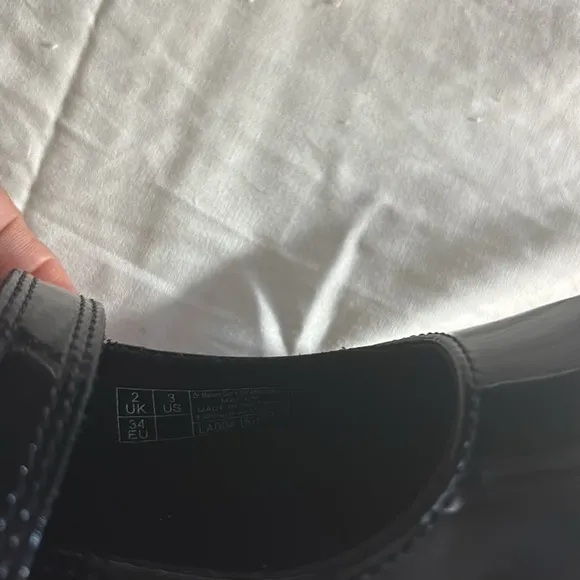 Dr. Martens Kids Black Mary Jane Shoes