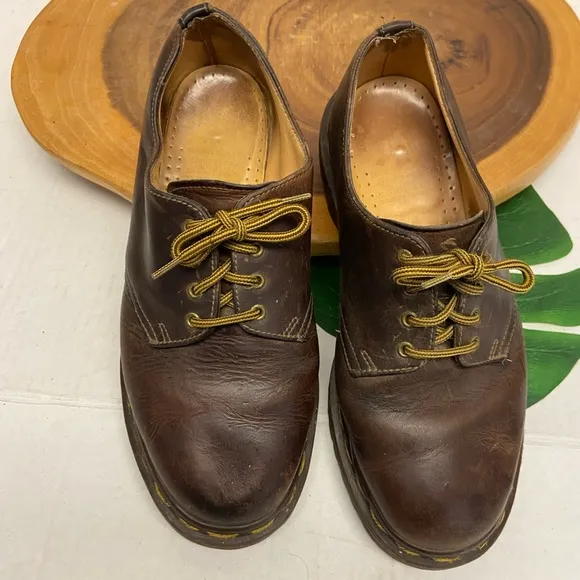 Dr Martens Made In England Low Top Vintage Unisex Combat Boots