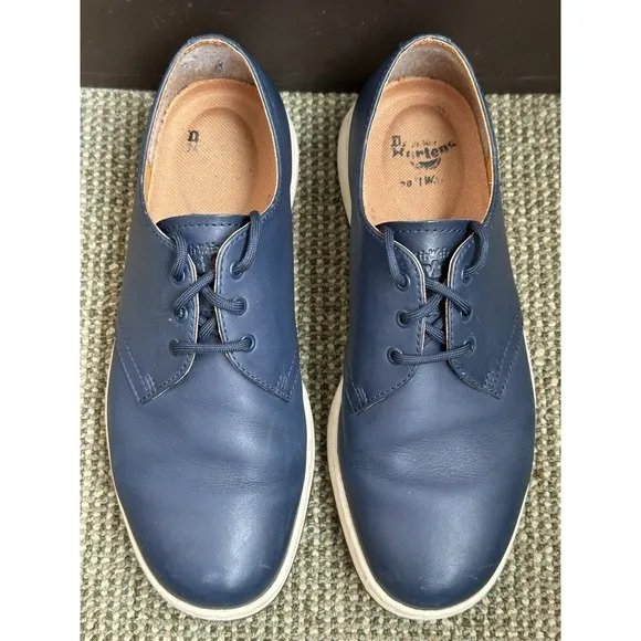 Dr Martens, Mens Cavendish Air Cushion Shoes, Navy, Size 7M