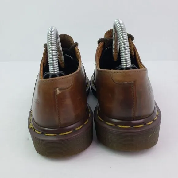 Dr Martens Original Kids Size 2Y Brown Leather Made In England Oxford Shoes
