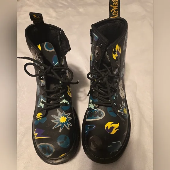 Dr. Martens Romario 1460 Soft Leather Boots - Kids Size 4