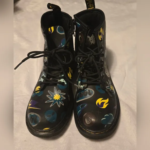 Dr. Martens Romario 1460 Soft Leather Boots - Kids Size 4