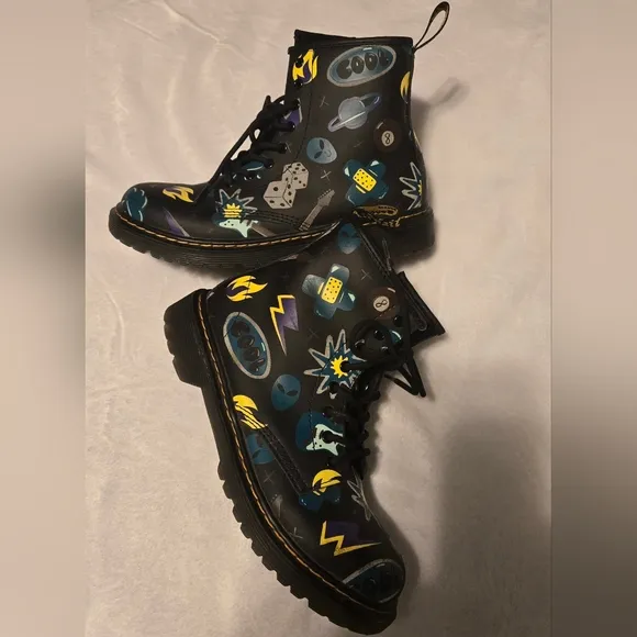 Dr. Martens Romario 1460 Soft Leather Boots - Kids Size 4