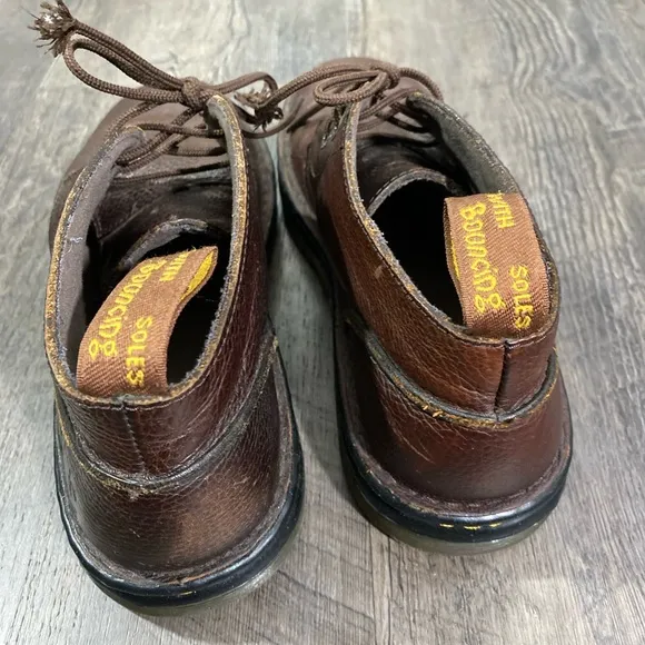 Dr. Martens Sussex Industrial Brown Leather Boots