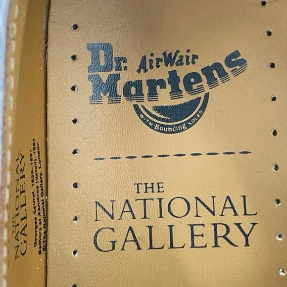 Dr. Martens x TNG National Gallery Seurat Bathers Painting Dress Shoes Size 5 US
