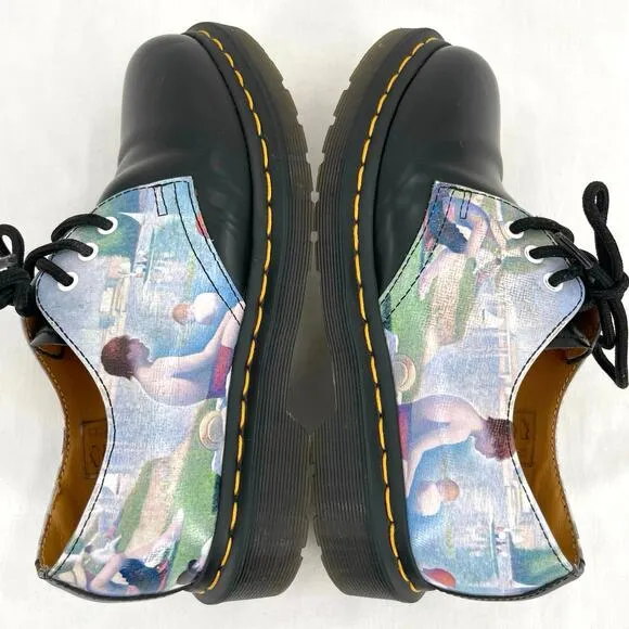 Dr. Martens x TNG National Gallery Seurat Bathers Painting Dress Shoes Size 5 US