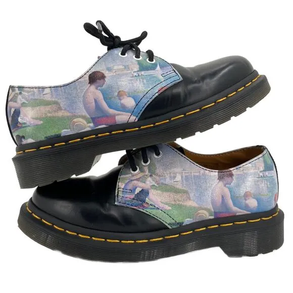 Dr. Martens x TNG National Gallery Seurat Bathers Painting Dress Shoes Size 5 US