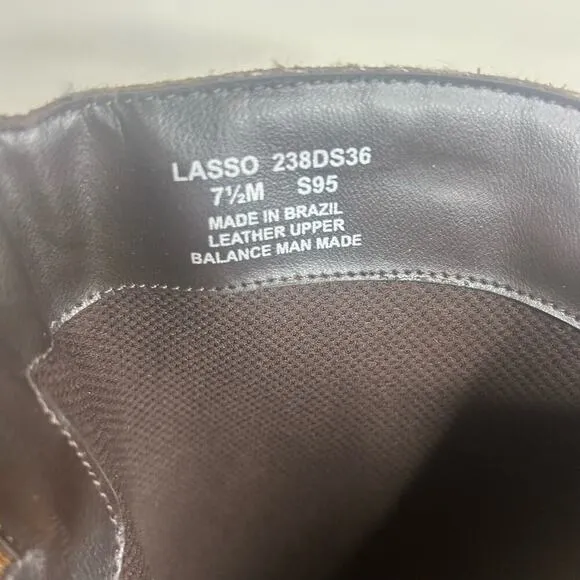 Dr. Scholl's Women's Cowgirl Boots Size 7.5 Leather Upper Embroidery