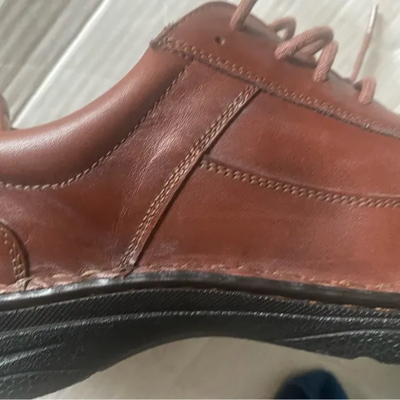 Drew leather brown loafer shoes size 12.5 6E (SH10)