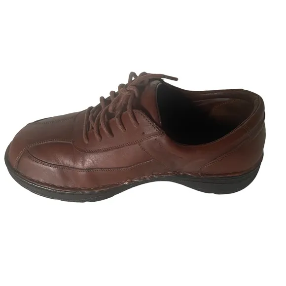 Drew leather brown loafer shoes size 12.5 6E (SH10)