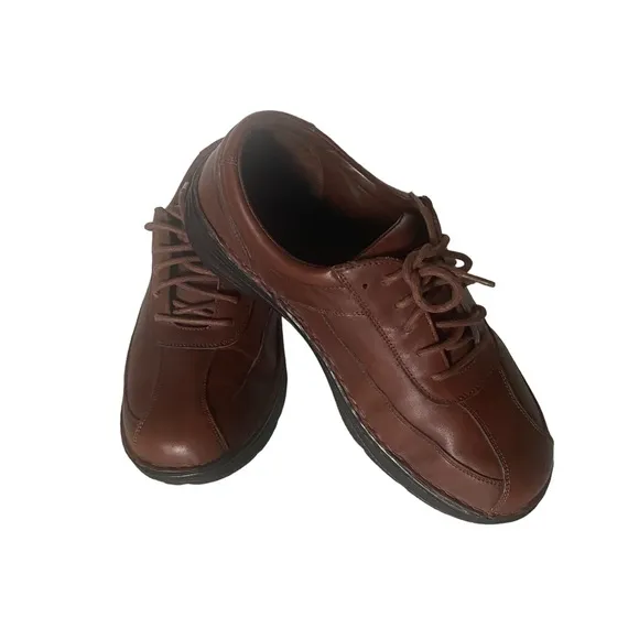 Drew leather brown loafer shoes size 12.5 6E (SH10)