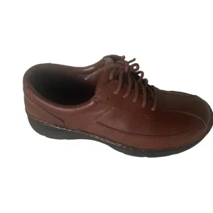 Drew leather brown loafer shoes size 12.5 6E (SH10)