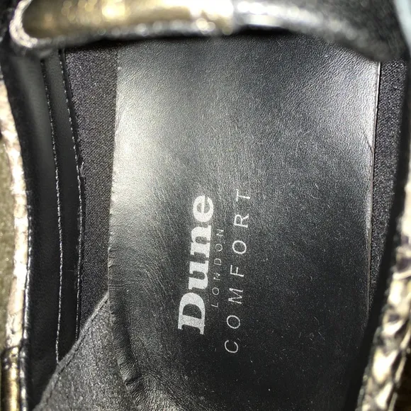 Dune London Genuine Snake and Leather Shoes