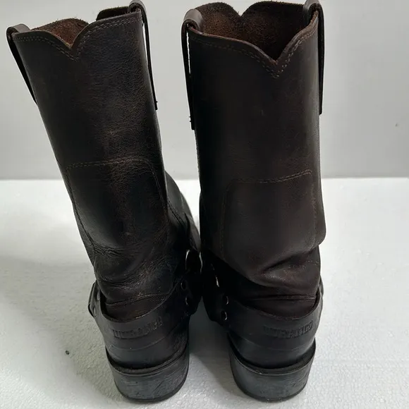 DURANGO  harness western cowboy brown leather size 8D 11 inches soul 12 inches T