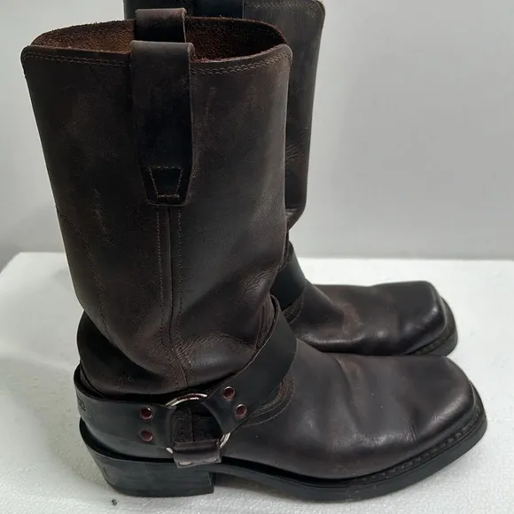 DURANGO  harness western cowboy brown leather size 8D 11 inches soul 12 inches T