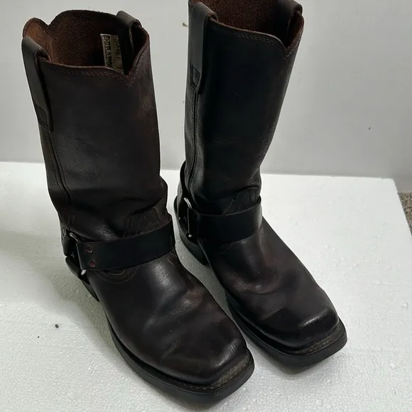 DURANGO  harness western cowboy brown leather size 8D 11 inches soul 12 inches T
