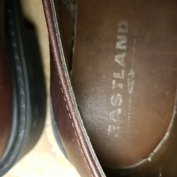 Eastland chunky brown Genuine leather shoes,men's size 10.