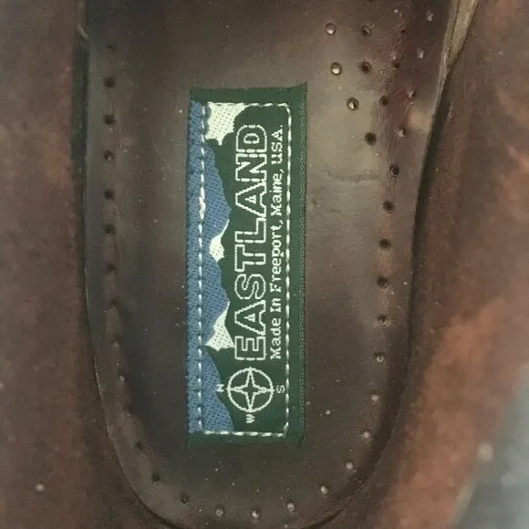 Eastland High Top Boots Brown Suede Boots Laced Up Boots Size 9 Brown Boots
