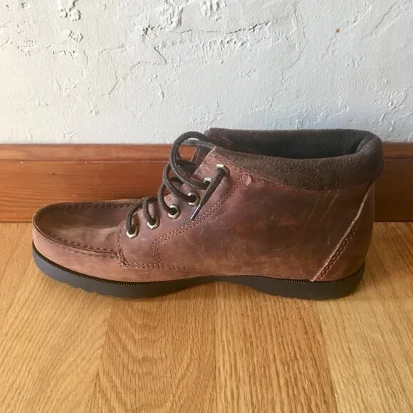 Eastland High Top Boots Brown Suede Boots Laced Up Boots Size 9 Brown Boots