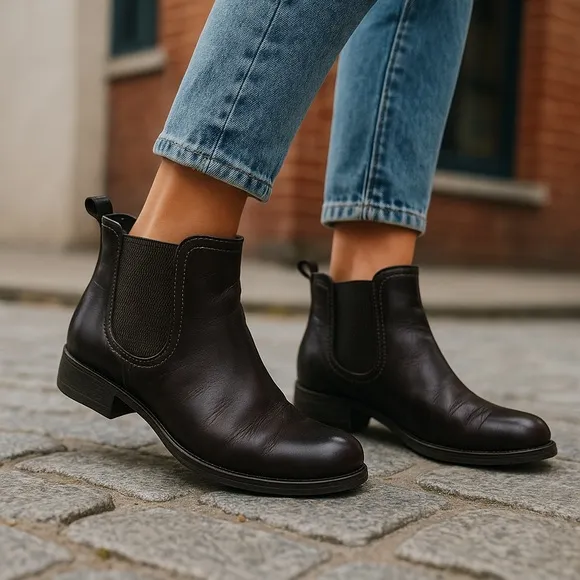 EASTLAND NWOT Women’s Black Leather Ankle Boots