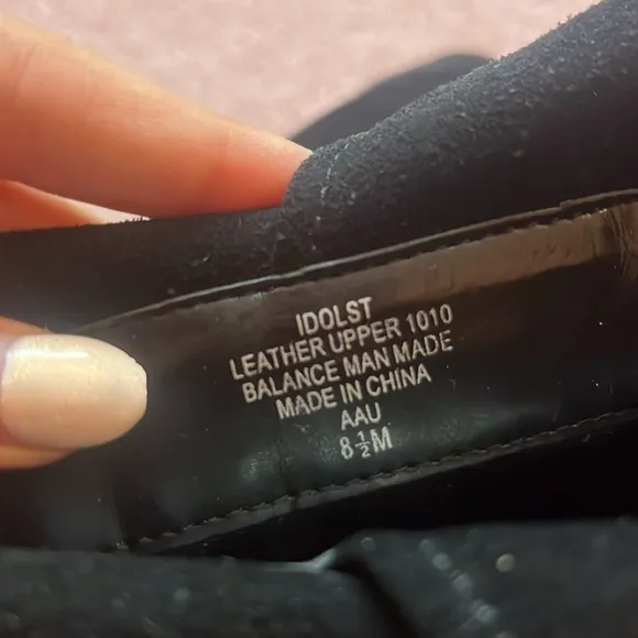 EASY SPIRIT Black Heeled Boots Suede Worn Once in Box Size 8.5