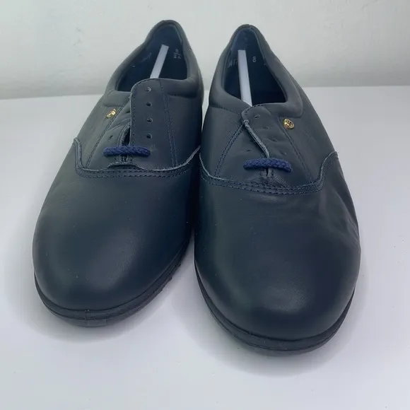 Easy Spirit Motion Women's Navy Leather Oxford Fashion Sneaker NEW IN BOX Size 8
