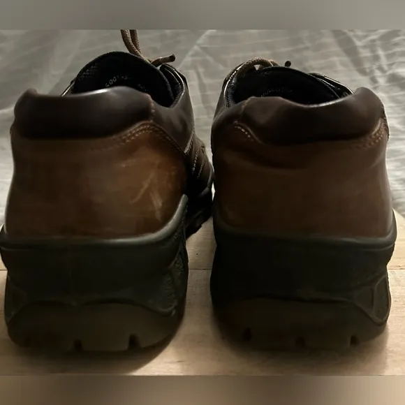 Ecco Brown Genuine Track Footwear Gore-Tex Shoes Mens Size EU 46 US 12