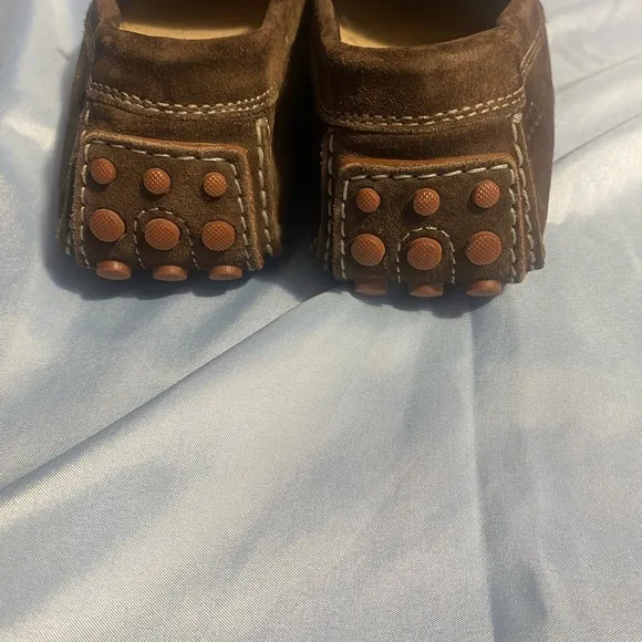 Ecco Brown Slip-On Loafers with Penny Strap