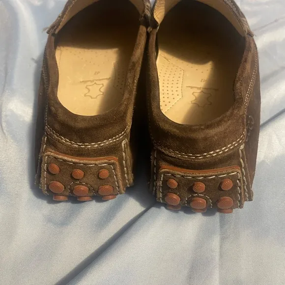 Ecco Brown Slip-On Loafers with Penny Strap