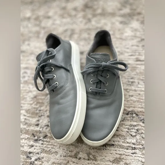ECCO KYLE Soft Leather Casual Shoes Sneakers Comfort Men’s Size US 8
