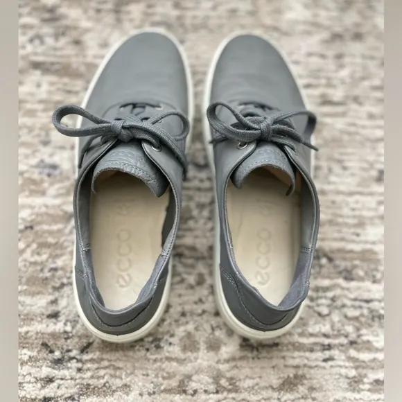 ECCO KYLE Soft Leather Casual Shoes Sneakers Comfort Men’s Size US 8