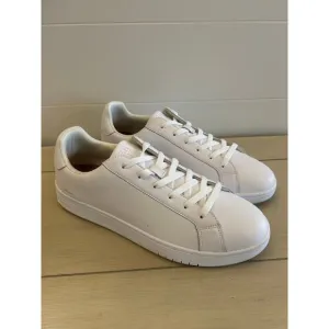 Eden St White Recycled Leather Plastic Bottle Shoes Mens Size 11 Classic Sneaker