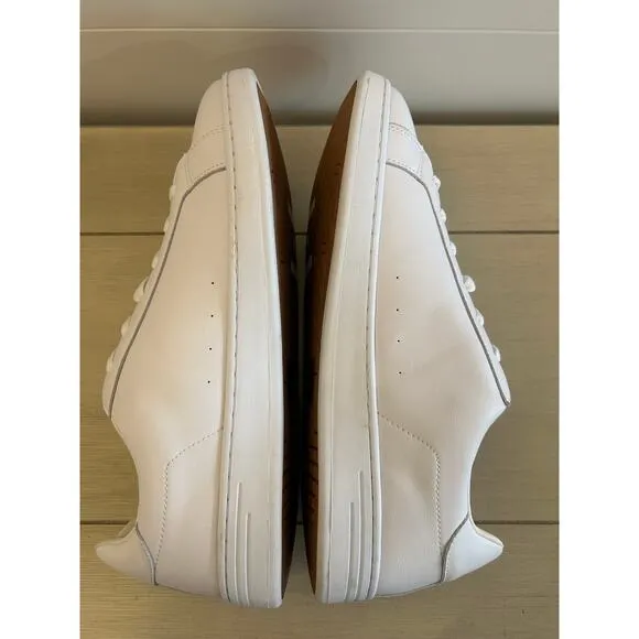 Eden St White Recycled Leather Plastic Bottle Shoes Mens Size 11 Classic Sneaker