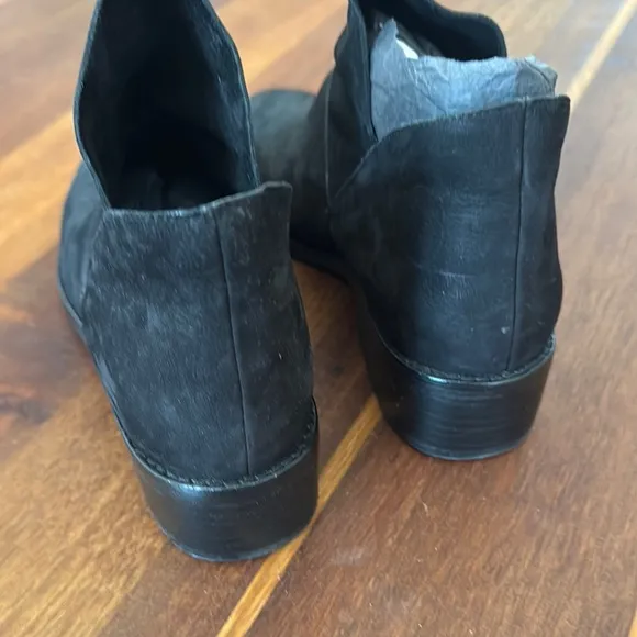 Eileen fisher Black Suede Ankle Boots