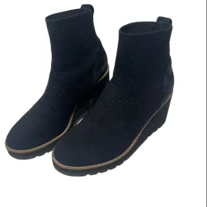 Eileen Fisher Knit Wedge Boots
