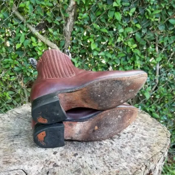 El Canelo Plata Vintage Chelsea Cowboy Boots