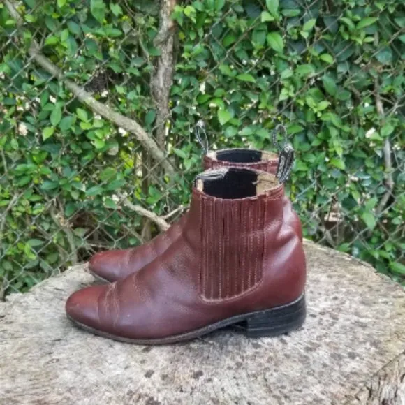 El Canelo Plata Vintage Chelsea Cowboy Boots