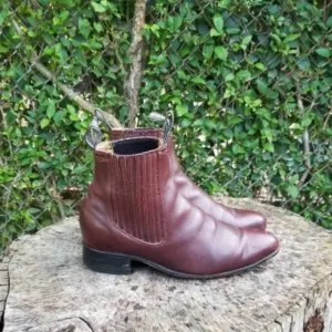 El Canelo Plata Vintage Chelsea Cowboy Boots