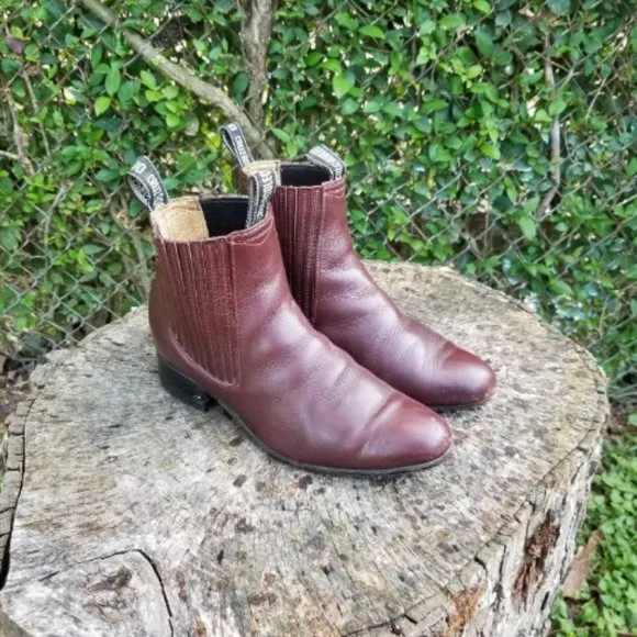 El Canelo Plata Vintage Chelsea Cowboy Boots