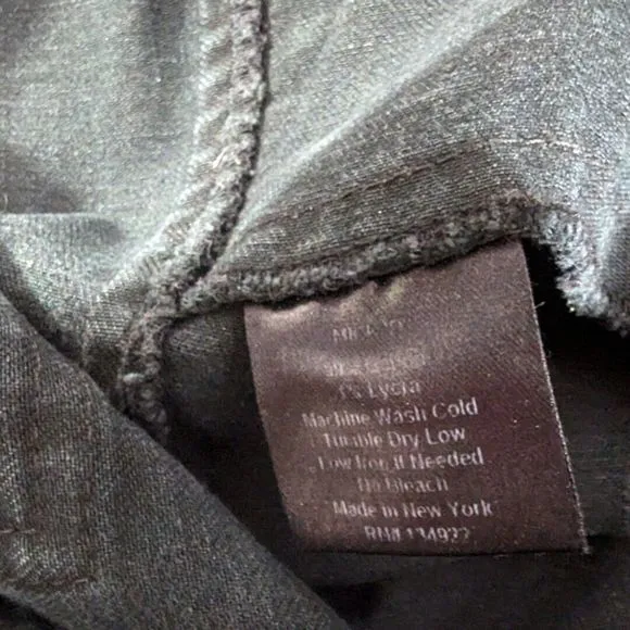 Emerson Fry Black Mick Distressed Moto Zipper Women Jeans Size‎ 4