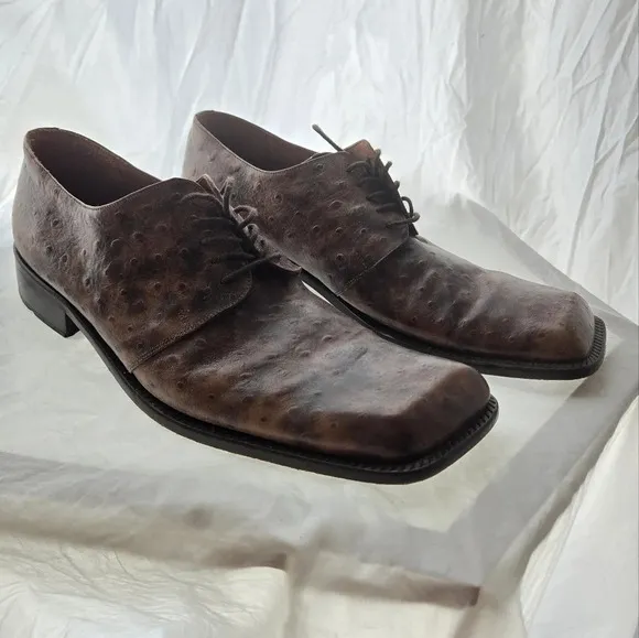 Emilio Franco Vintage Ostrich Shoes