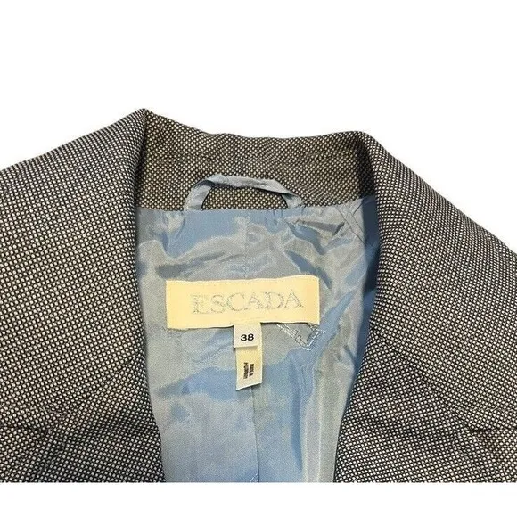 Escada Blazer Suit Jacket - Wool Women's Size 38 Med/Large Designer Minimalist