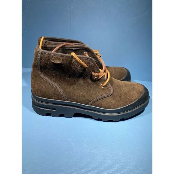 EUC Polo Ralph Lauren Umar Men's 9,5 D Suede Boots Brown