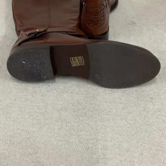 EUC Woman’s Tory Burch Derby riding leather knee high boots with zipper