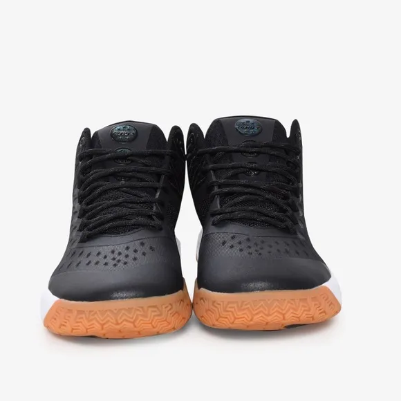 🧡EUC🧡AND 1 Attack Mid Basketball Shoes Black Junebug Gum Size 13 D3009MBZT