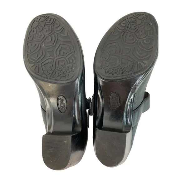 Eurosoft By Sofft Womens Black Mary Jane 2.5&quot; Heels Size 11M EUC 8800 Comfort