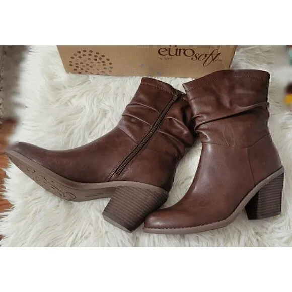 Euro Soft Teren in Redwood Western Boots Size 8.5 / 39.5 New