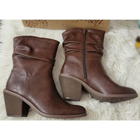 Euro Soft Teren in Redwood Western Boots Size 8.5 / 39.5 New